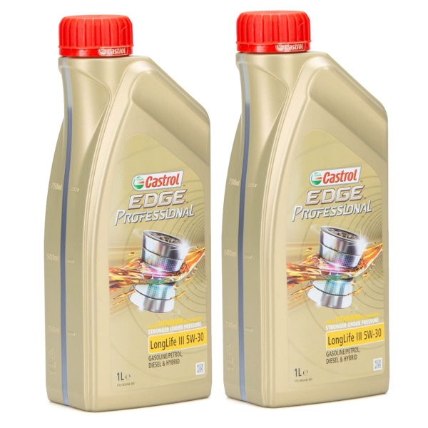 Set 2 Buc Ulei Motor Castrol Edge Professional Long Life III 5W-30 1L